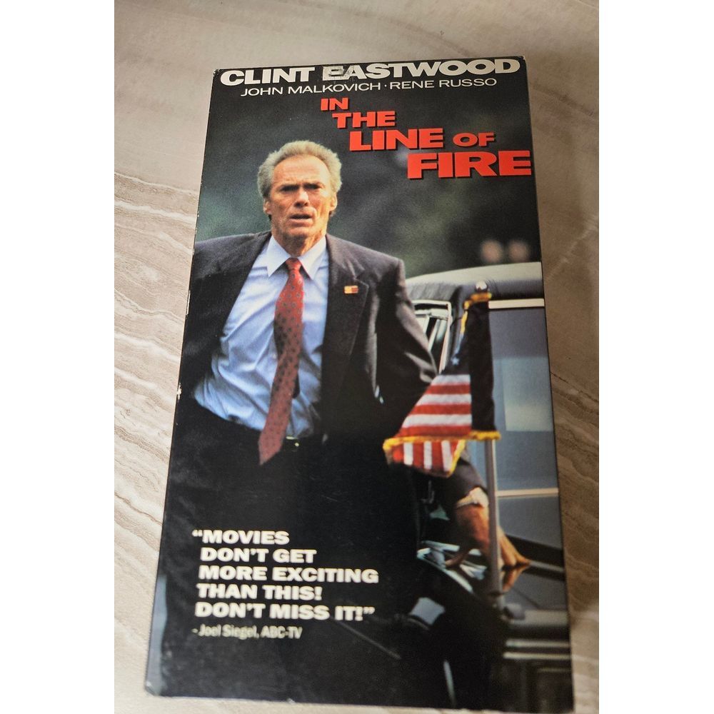 In the Line of Fire Clint‎ Eastwood VHS